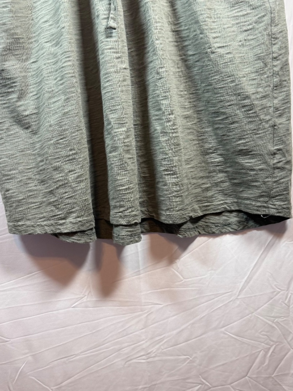 "Pact" certified organic: sage green capped sleeve midi dress; X-Large - Picture 3 of 9